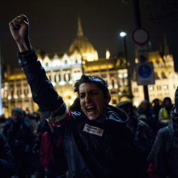 Magánnyugdíjpénztárak - Tüntetés Budapesten